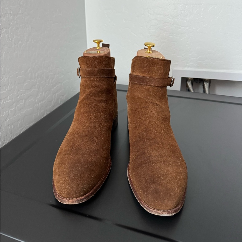 Beckett Simonon Douglas Jodhpur Boot in Chestnut Suede